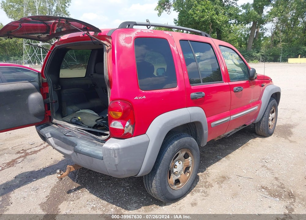 2002 LIBERTY JEEP  SPORT VIN: 1J4GL48K22W102963