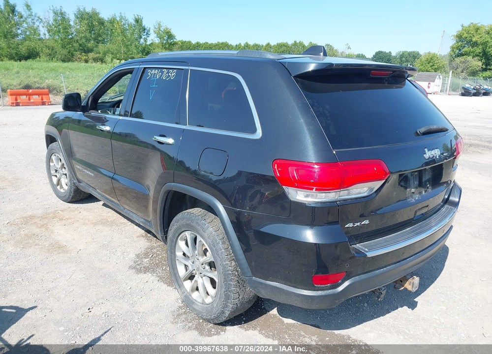 2016 JEEP GRAND CHEROKEE LIMITED VIN: 1C4RJFBG2GC316610