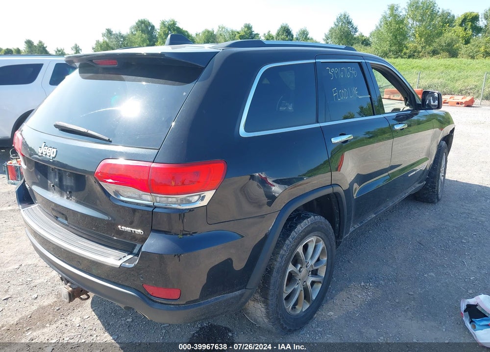 2016 JEEP GRAND CHEROKEE LIMITED VIN: 1C4RJFBG2GC316610