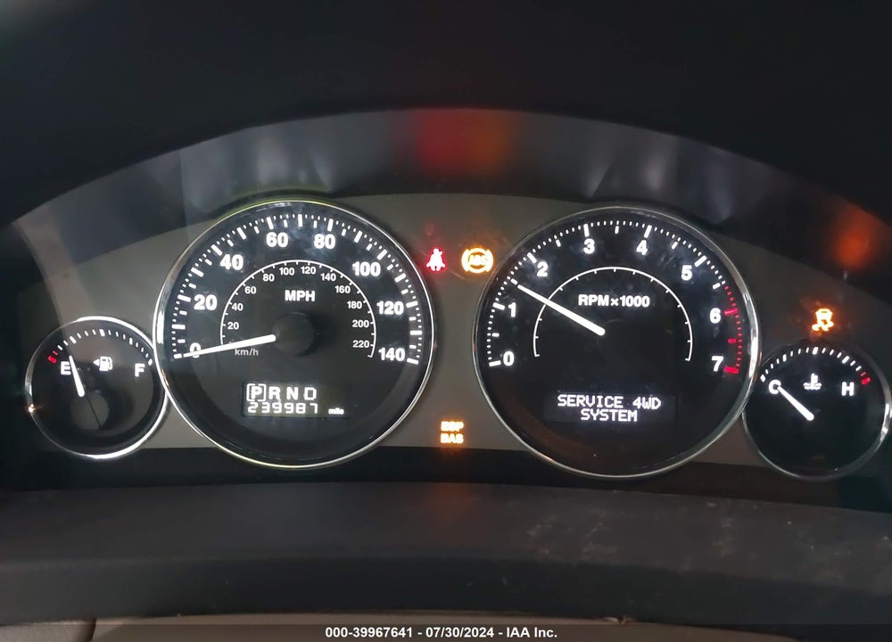 2010 JEEP GRAND CHEROKEE LIMITED VIN: 1J4RR5GT1AC138831