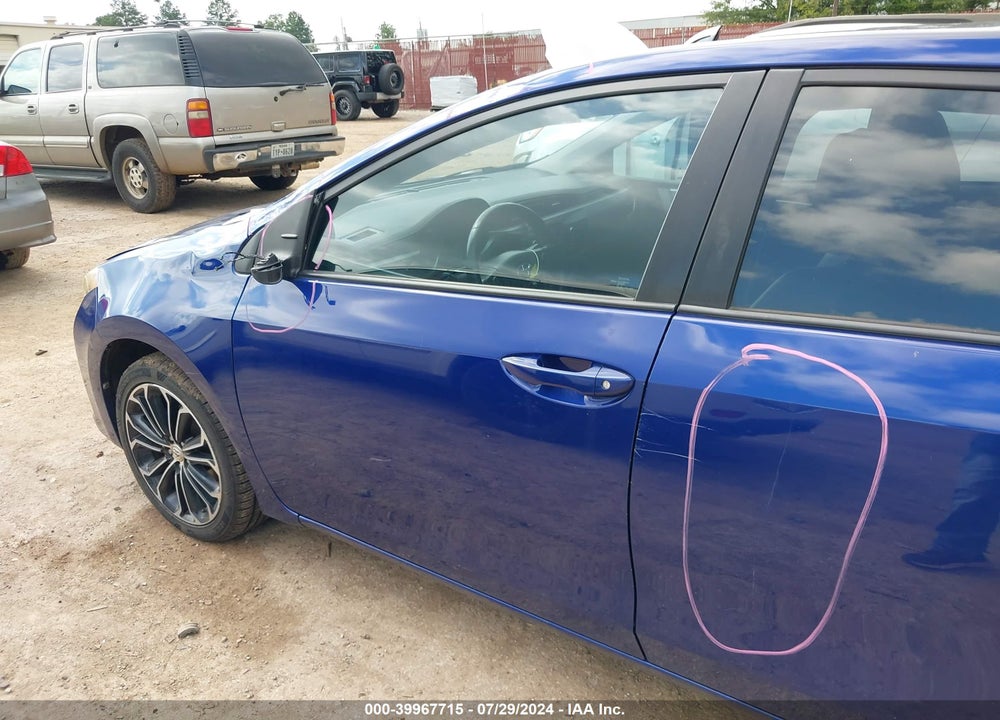 2015 TOYOTA COROLLA S PLUS VIN: 5YFBURHEXFP182614
