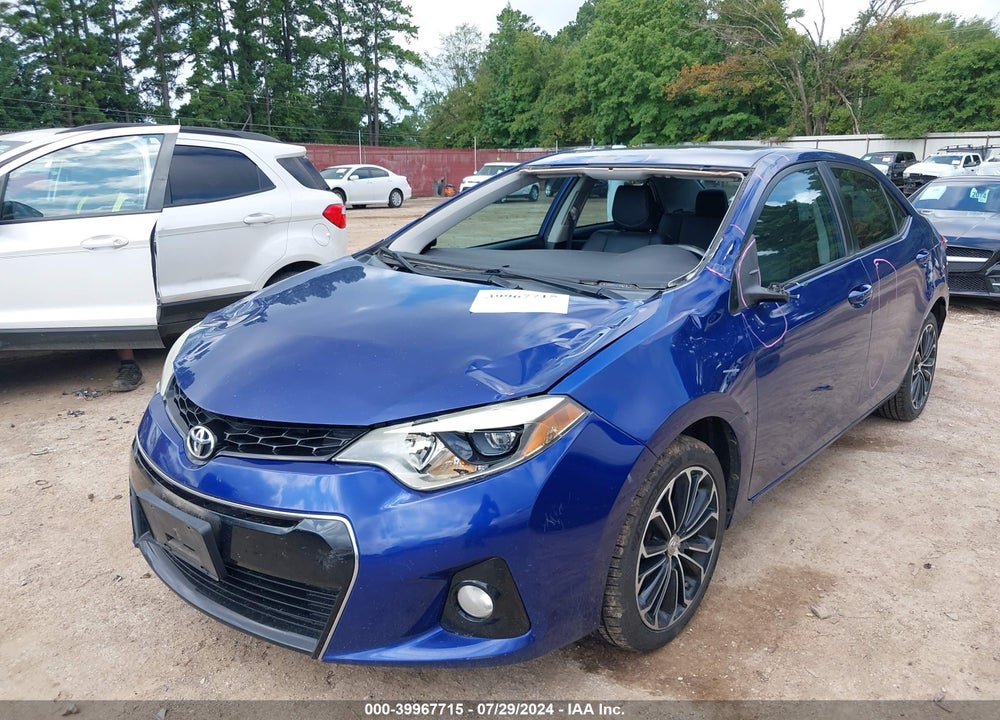 2015 TOYOTA COROLLA S PLUS VIN: 5YFBURHEXFP182614