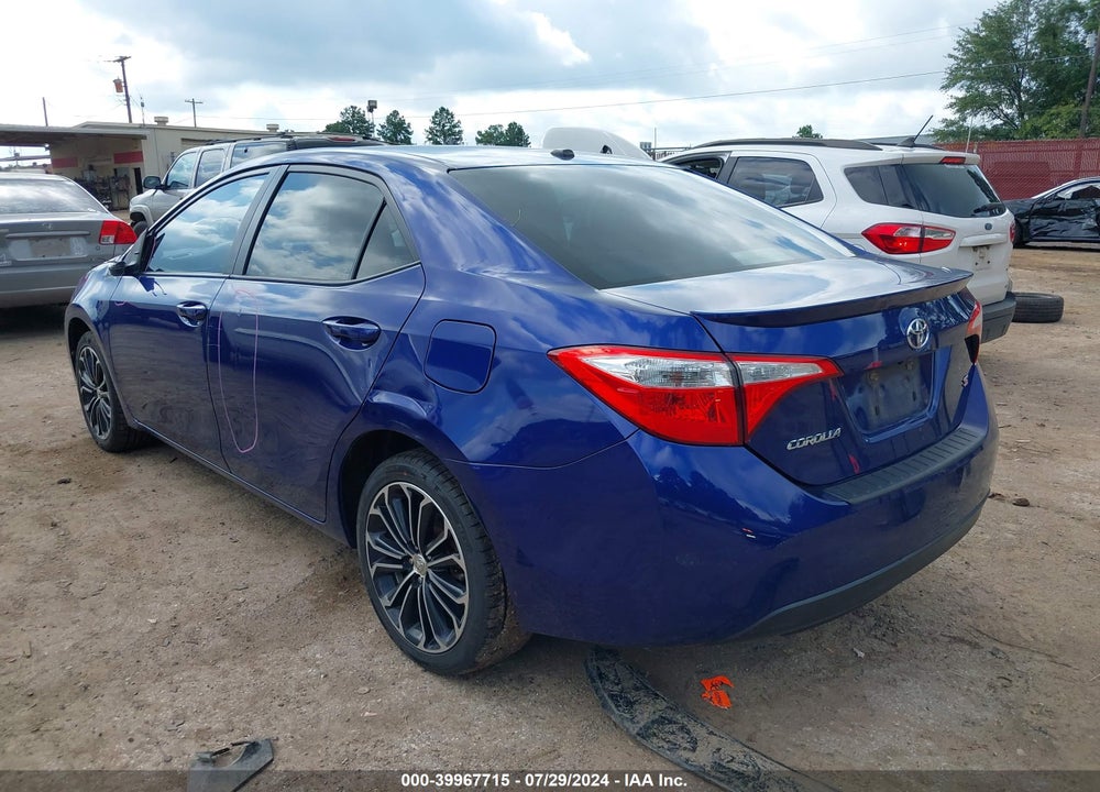 2015 TOYOTA COROLLA S PLUS VIN: 5YFBURHEXFP182614