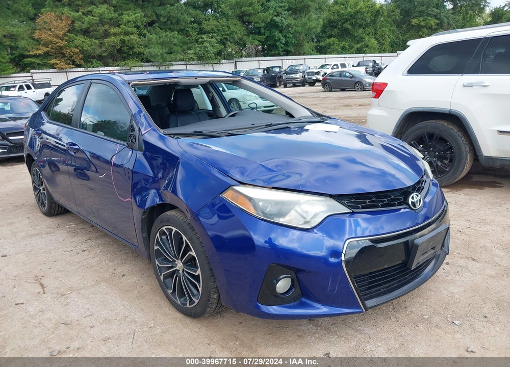 2015 TOYOTA COROLLA S PLUS VIN: 5YFBURHEXFP182614