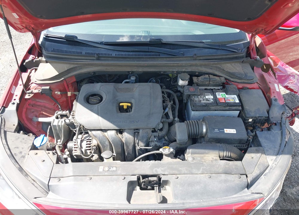 2019 HYUNDAI ELANTRA SEL VIN: KMHD84LF4KU737226
