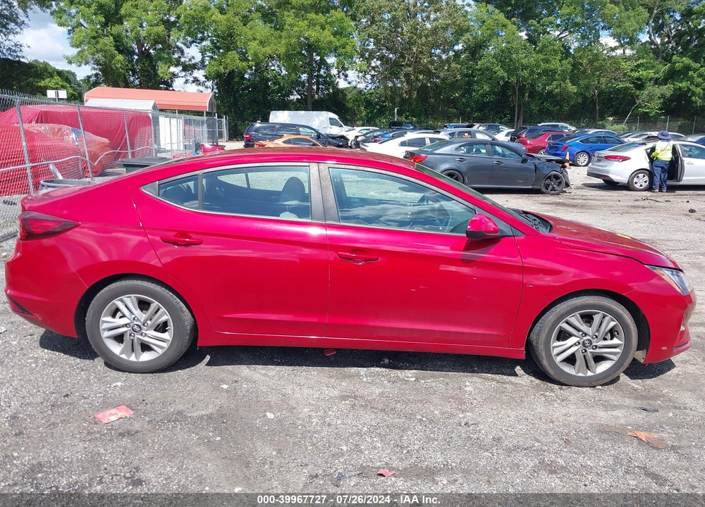 2019 HYUNDAI ELANTRA SEL VIN: KMHD84LF4KU737226