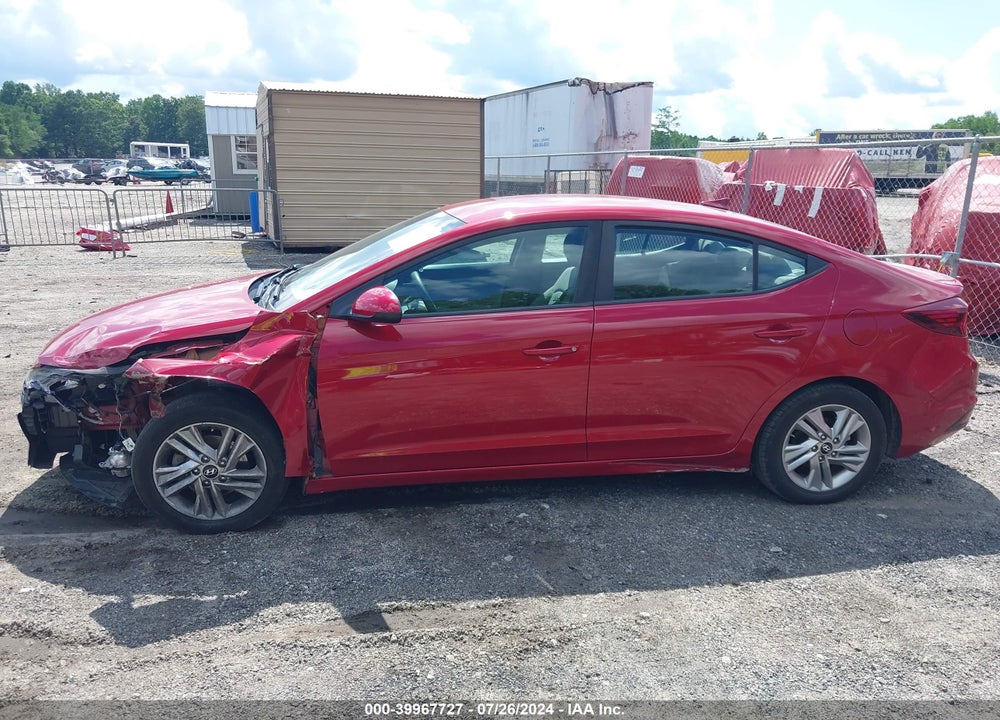 2019 HYUNDAI ELANTRA SEL VIN: KMHD84LF4KU737226