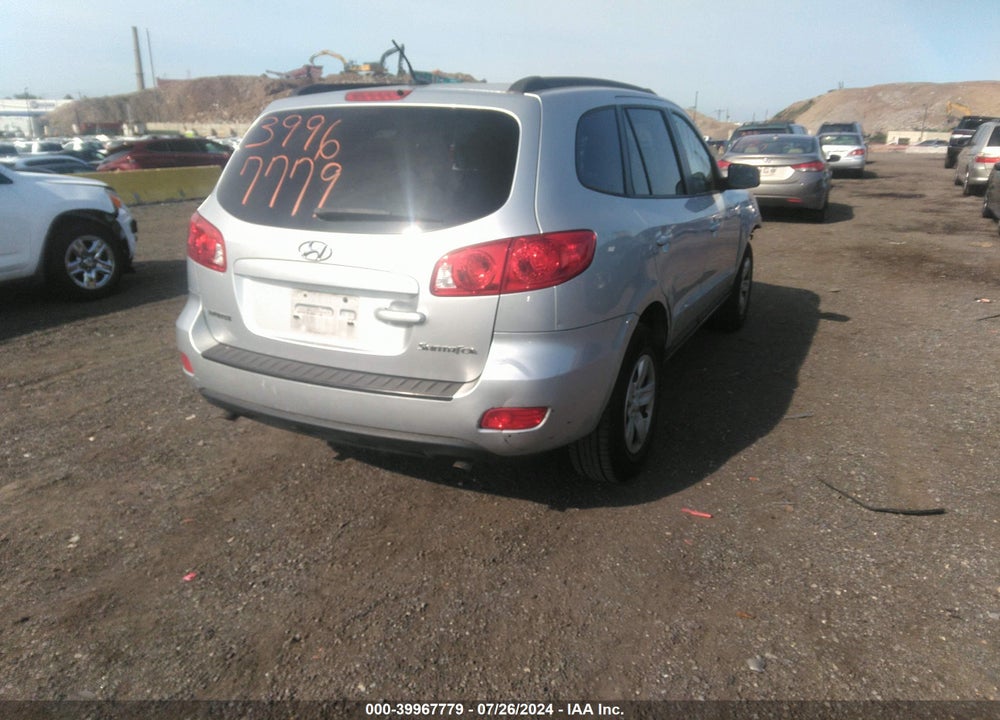 2009 HYUNDAI SANTA FE GLS VIN: 5NMSG13D49H251707