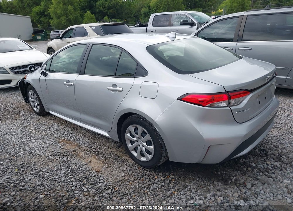 2022 TOYOTA COROLLA LE VIN: JTDEPMAE7N3019668