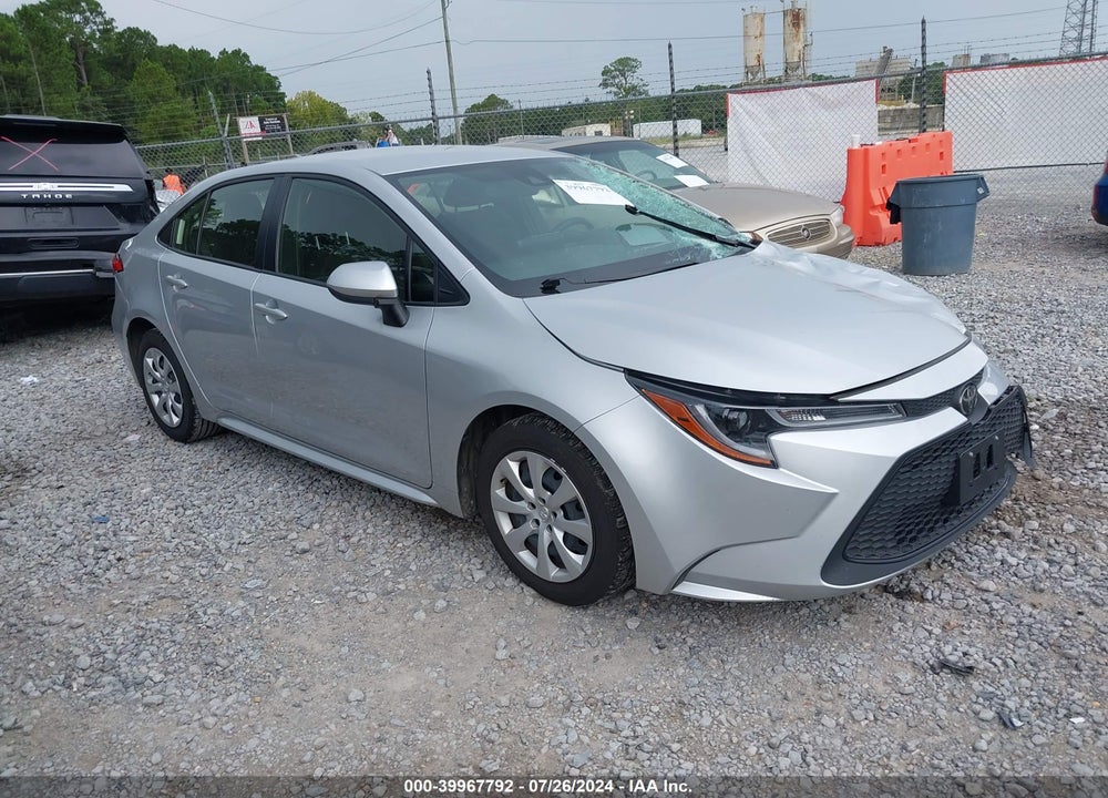 2022 TOYOTA COROLLA LE VIN: JTDEPMAE7N3019668