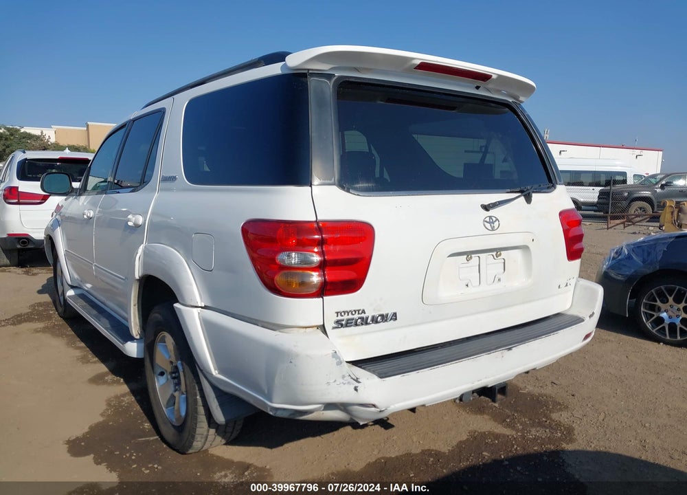 2004 TOYOTA SEQUOIA LIMITED V8 VIN: 5TDZT38A24S215816