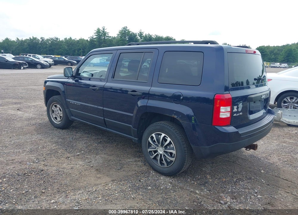 2012 JEEP PATRIOT SPORT VIN: 1C4NJRBB4CD621132