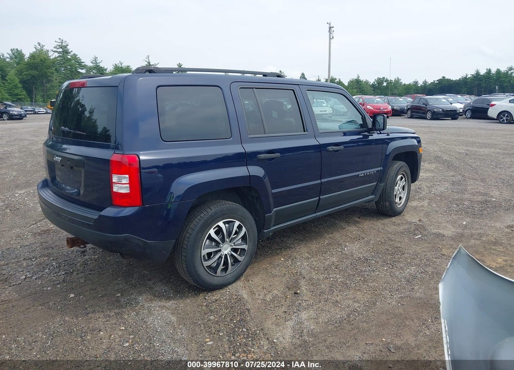 2012 JEEP PATRIOT SPORT VIN: 1C4NJRBB4CD621132