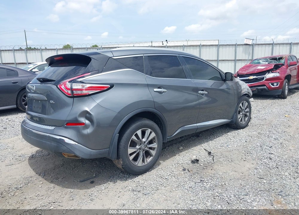 2015 NISSAN MURANO SL VIN: 5N1AZ2MG2FN246083