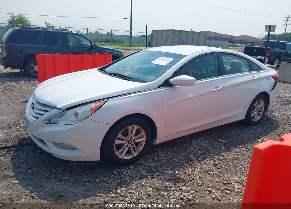 2013 HYUNDAI SONATA GLS VIN: 5NPEB4AC5DH534958