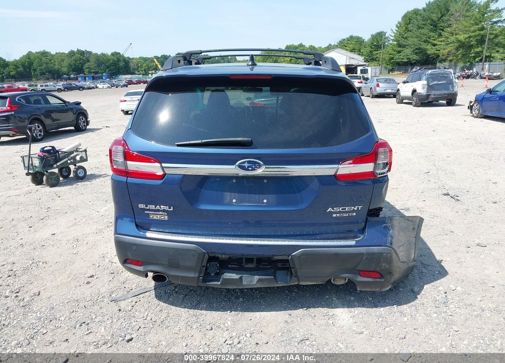 2019 SUBARU ASCENT LIMITED VIN: 4S4WMALD1K3409091