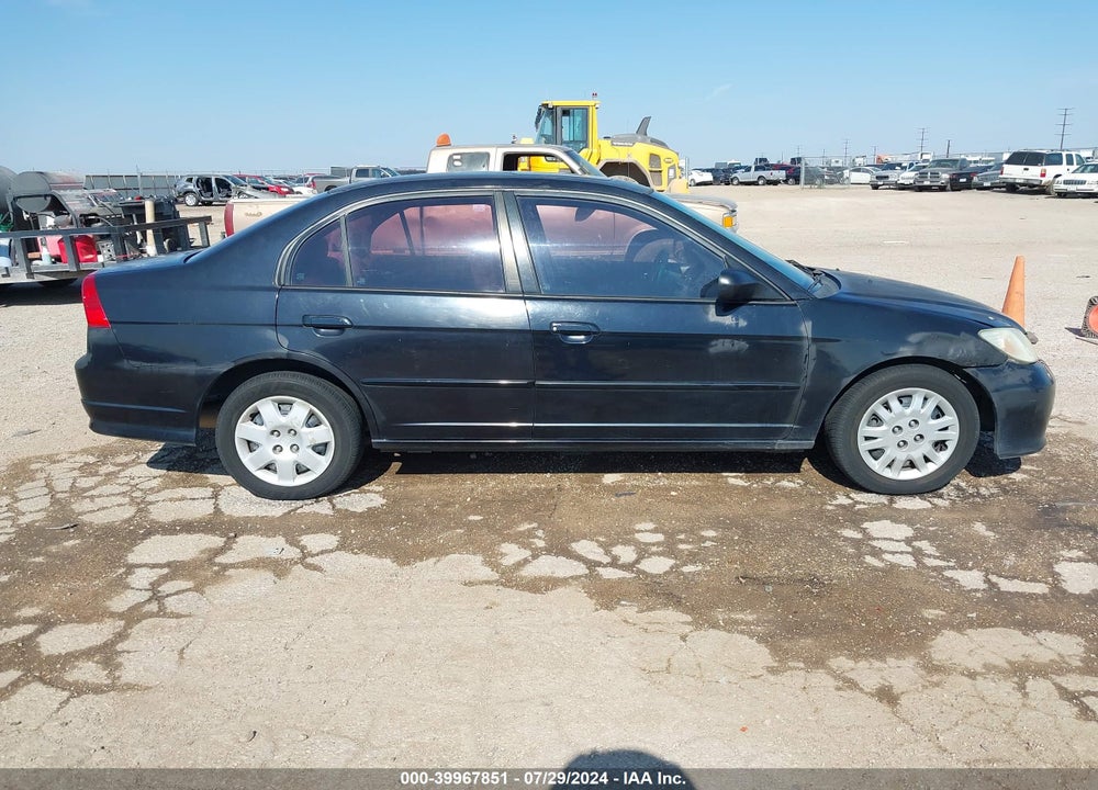 2004 HONDA CIVIC EX VIN: 2HGES26754H537871