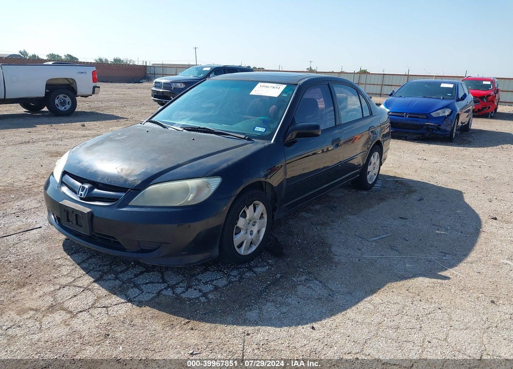 2004 HONDA CIVIC EX VIN: 2HGES26754H537871