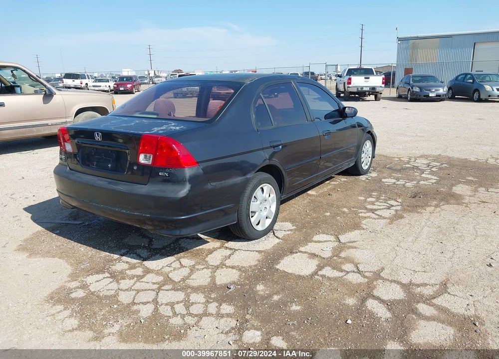 2004 HONDA CIVIC EX VIN: 2HGES26754H537871