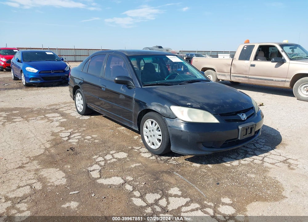 2004 HONDA CIVIC EX VIN: 2HGES26754H537871