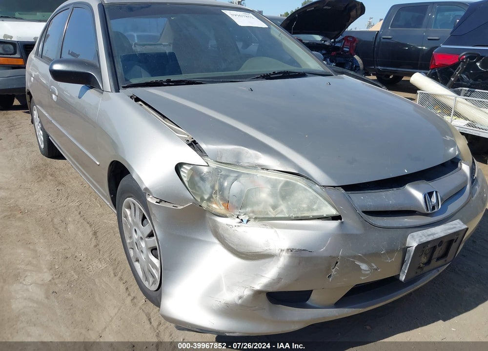 2005 HONDA CIVIC LX VIN: 2HGES16525H607319