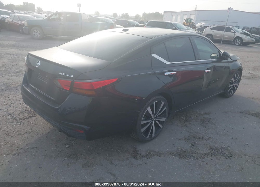 2020 NISSAN ALTIMA PLATINUM FWD VIN: 1N4BL4FV0LN300662
