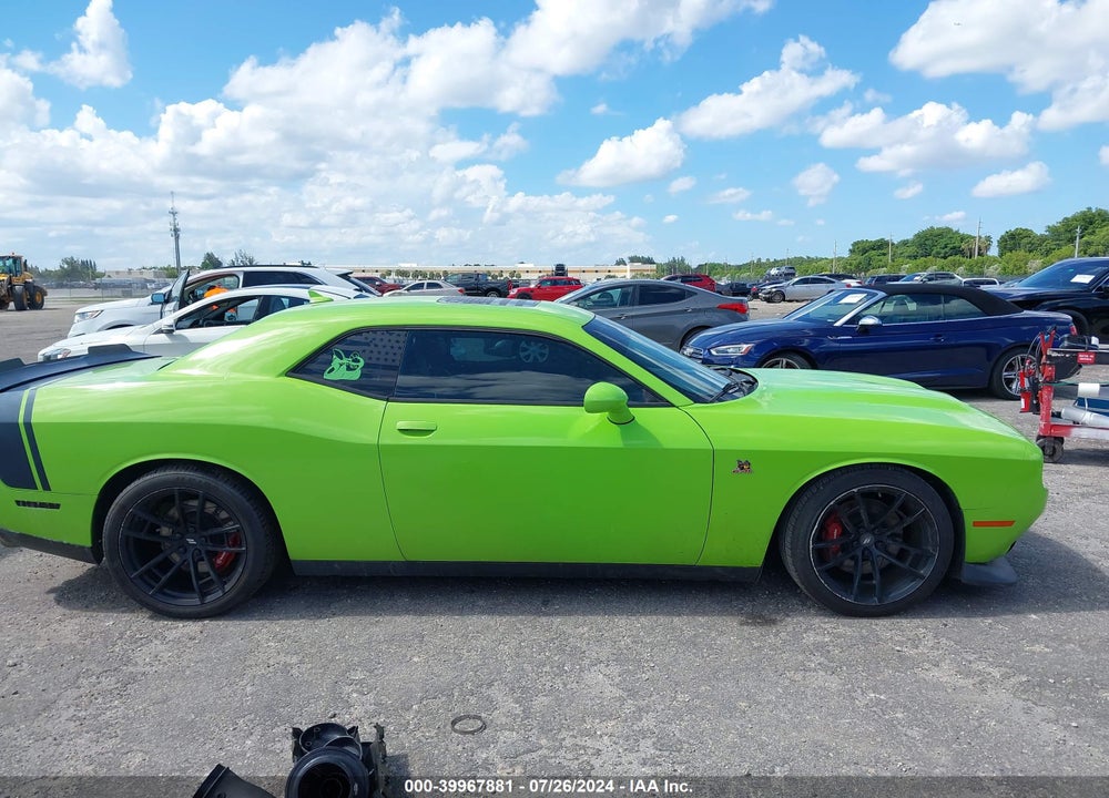 2015 DODGE CHALLENGER R/T SCAT PACK VIN: 2C3CDZFJXFH718380