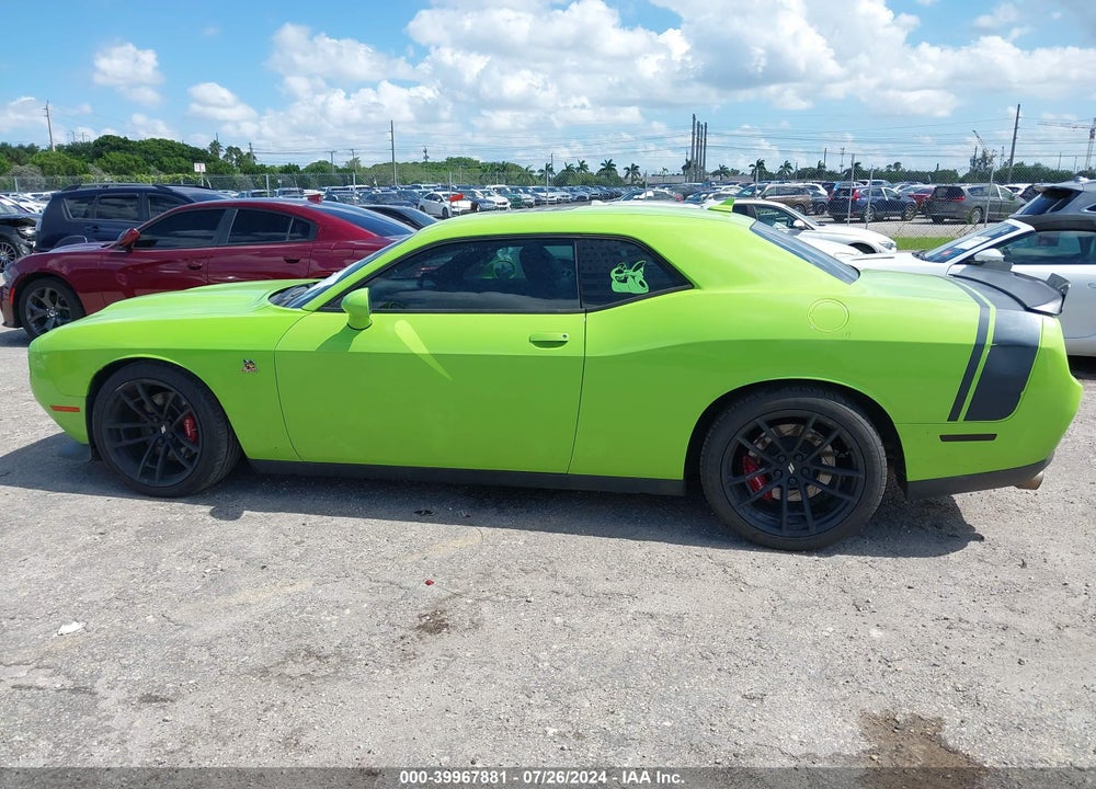 2015 DODGE CHALLENGER R/T SCAT PACK VIN: 2C3CDZFJXFH718380