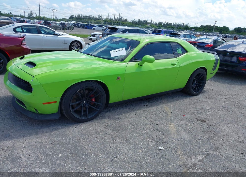 2015 DODGE CHALLENGER R/T SCAT PACK VIN: 2C3CDZFJXFH718380