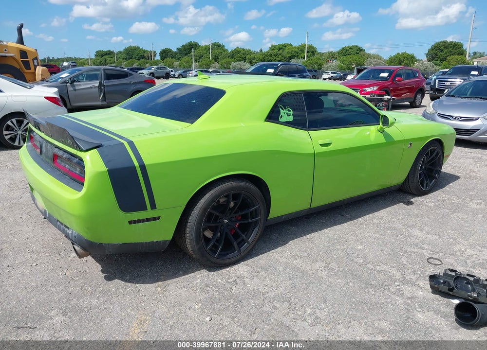 2015 DODGE CHALLENGER R/T SCAT PACK VIN: 2C3CDZFJXFH718380