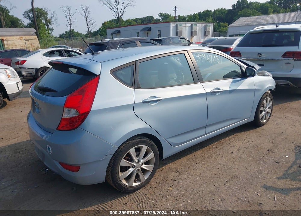 2012 HYUNDAI ACCENT SE VIN: KMHCU5AE4CU055715