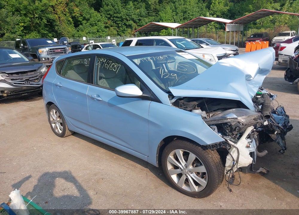 2012 HYUNDAI ACCENT SE VIN: KMHCU5AE4CU055715