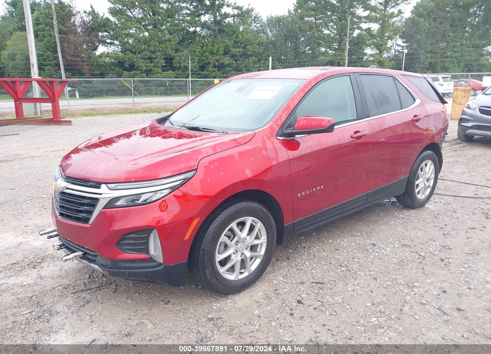 2022 CHEVROLET EQUINOX FWD LT VIN: 3GNAXKEV6NL192932