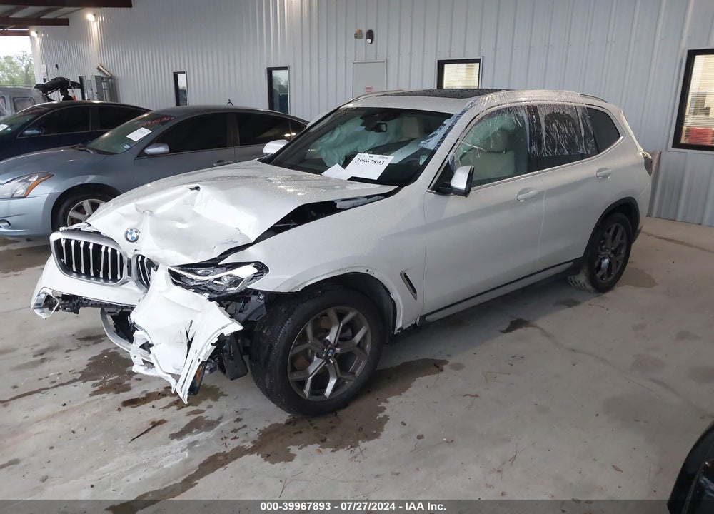 2024 BMW X3 SDRIVE30I VIN: 5UX43DP07R9U65436