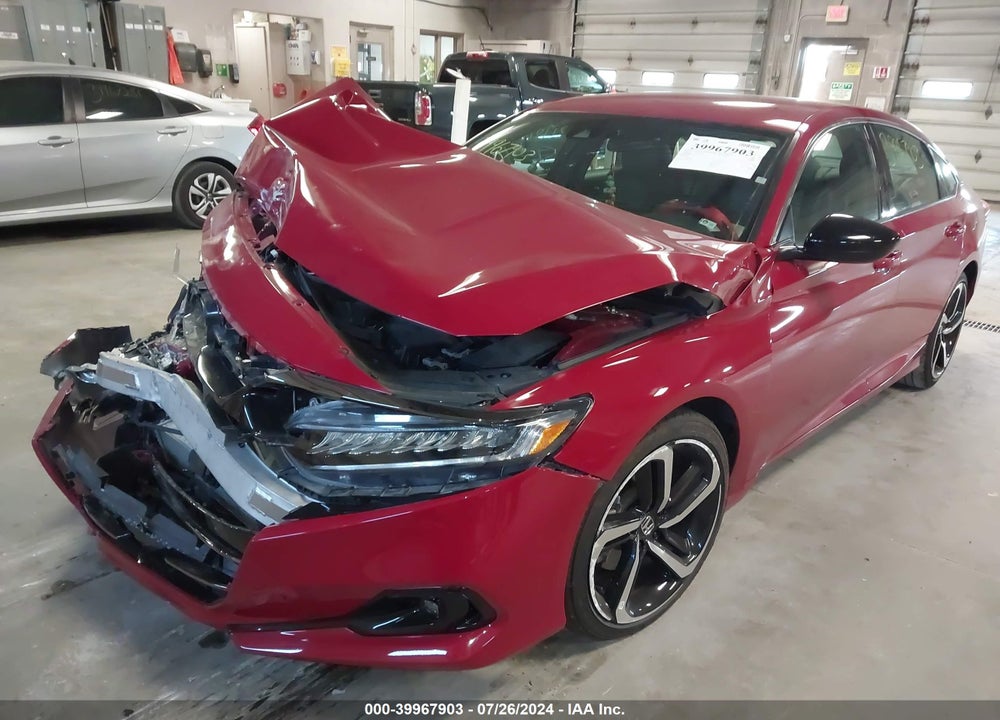 2022 HONDA ACCORD SPORT VIN: 1HGCV1F33NA010367