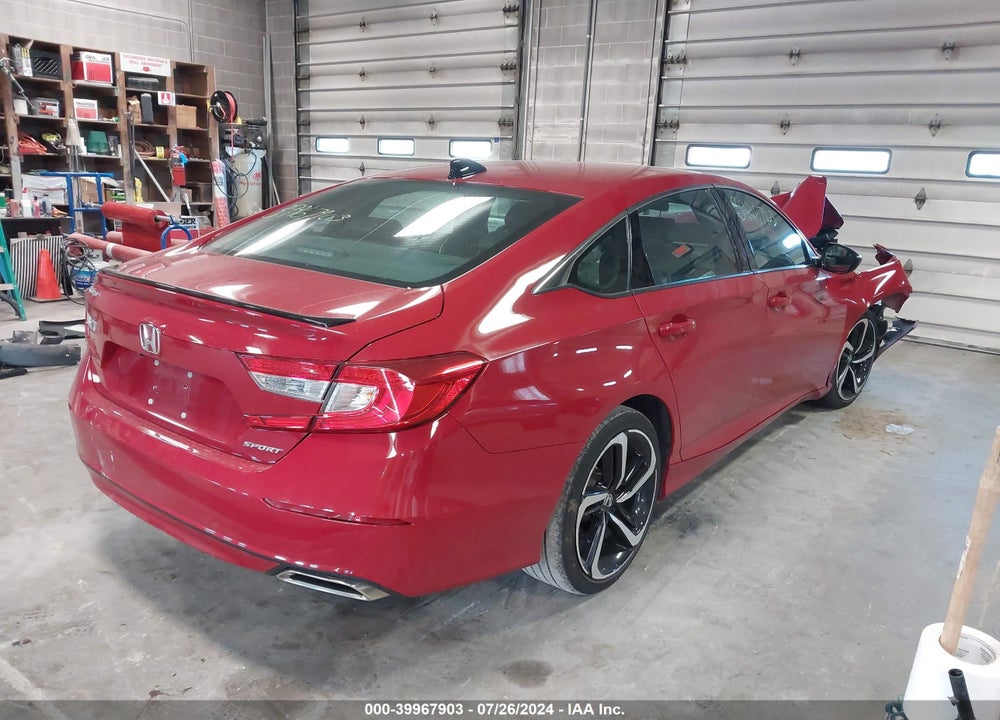 2022 HONDA ACCORD SPORT VIN: 1HGCV1F33NA010367