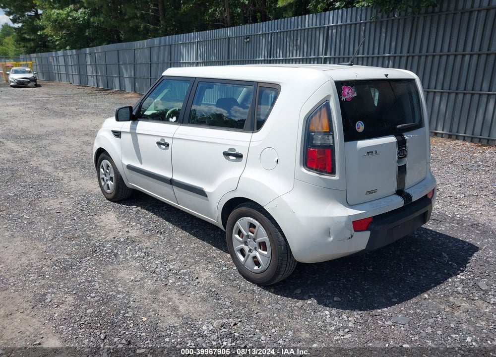 2011 KIA SOUL VIN: KNDJT2A19B7304968