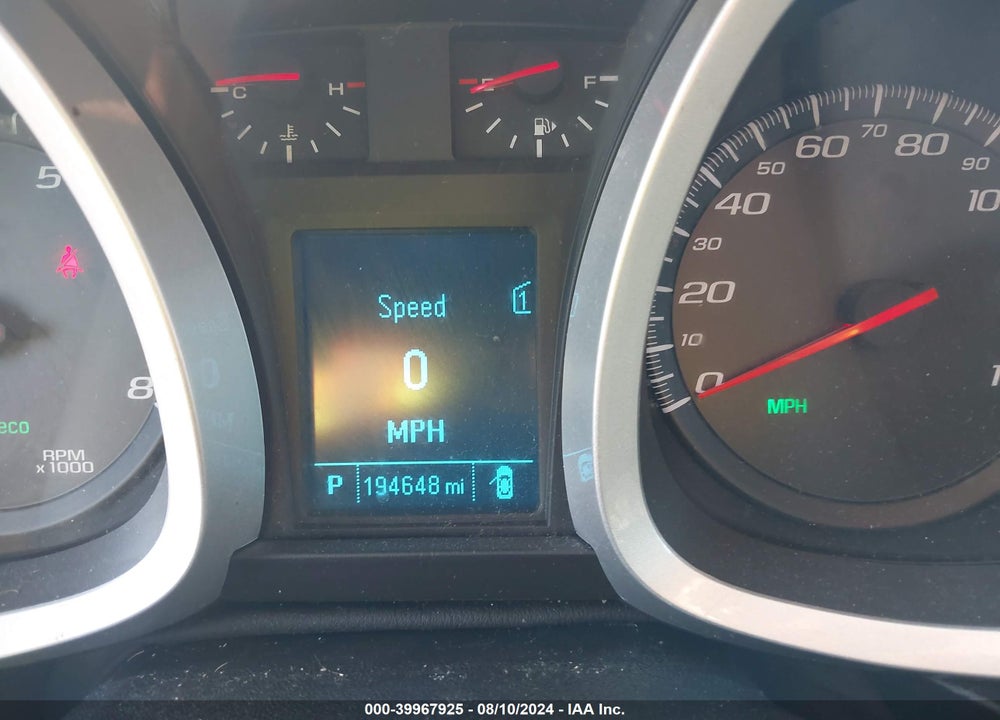 2012 CHEVROLET EQUINOX 1LT VIN: 2GNALDEK1C6361012