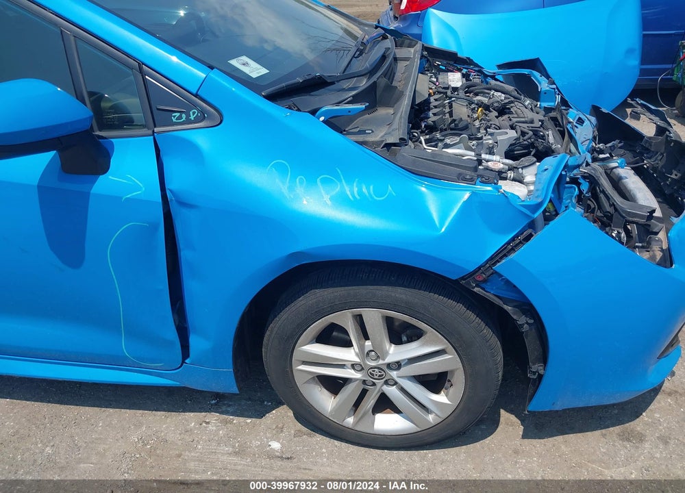 2020 TOYOTA COROLLA SE VIN: JTND4RBE9L3081369