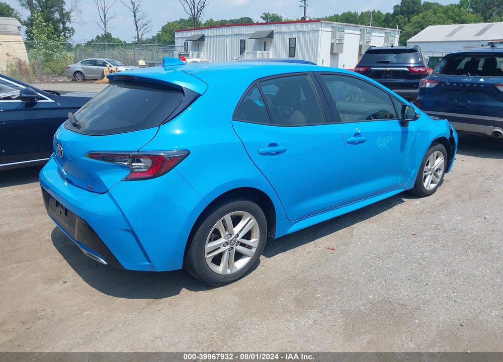 2020 TOYOTA COROLLA SE VIN: JTND4RBE9L3081369