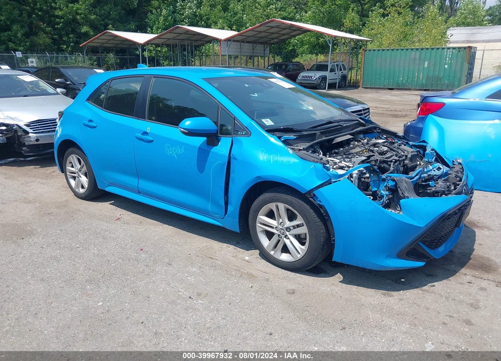 2020 TOYOTA COROLLA SE VIN: JTND4RBE9L3081369