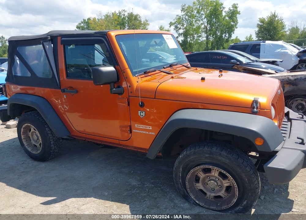 2010 JEEP WRANGLER SPORT VIN: 1J4AA2D19AL187491