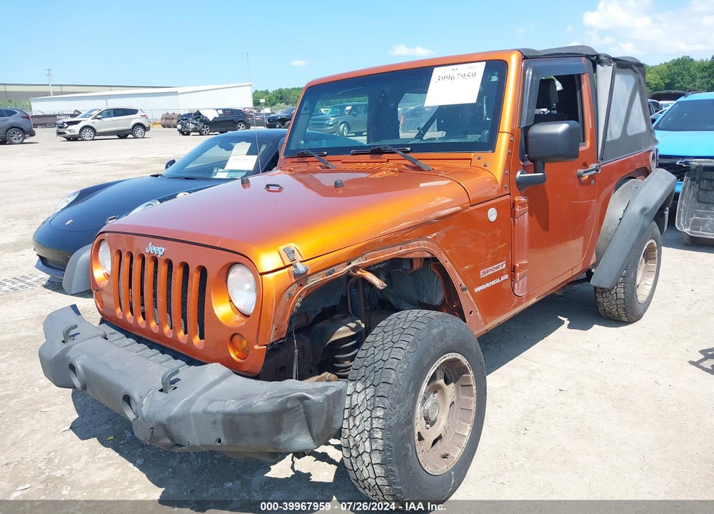2010 JEEP WRANGLER SPORT VIN: 1J4AA2D19AL187491