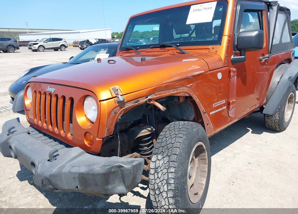2010 JEEP WRANGLER SPORT VIN: 1J4AA2D19AL187491