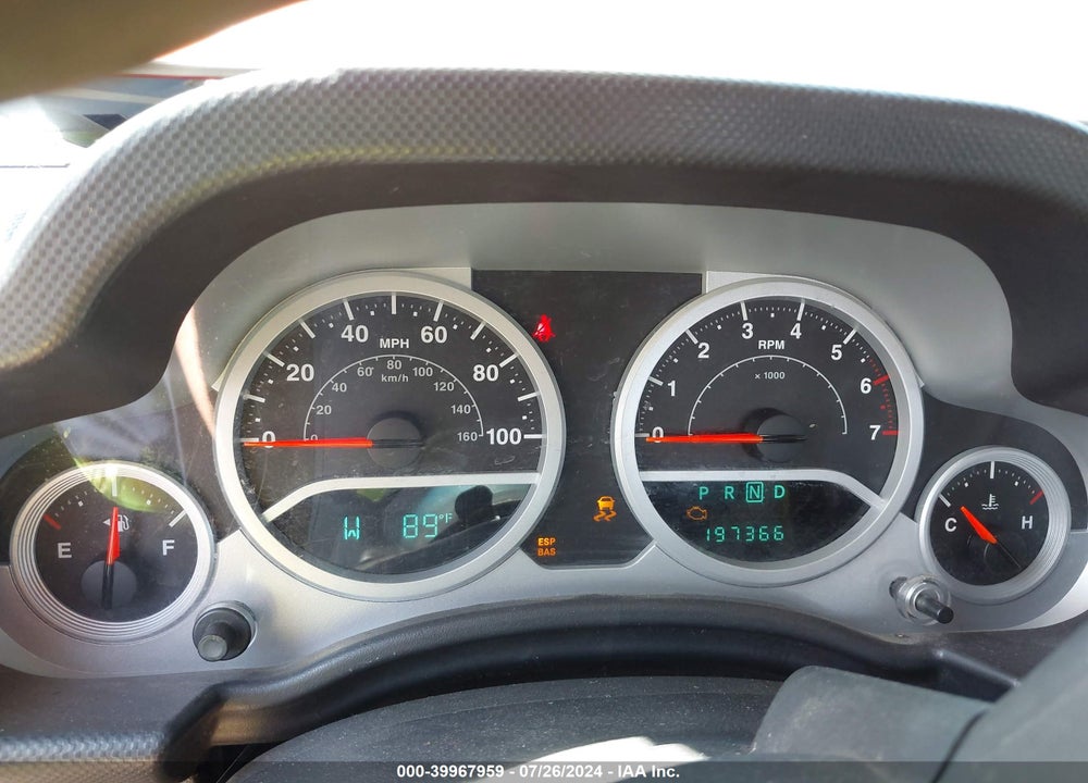 2010 JEEP WRANGLER SPORT VIN: 1J4AA2D19AL187491