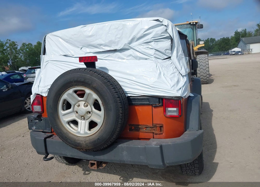 2010 JEEP WRANGLER SPORT VIN: 1J4AA2D19AL187491