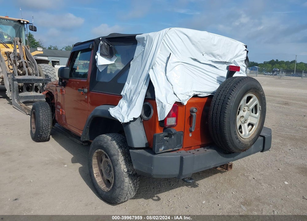 2010 JEEP WRANGLER SPORT VIN: 1J4AA2D19AL187491