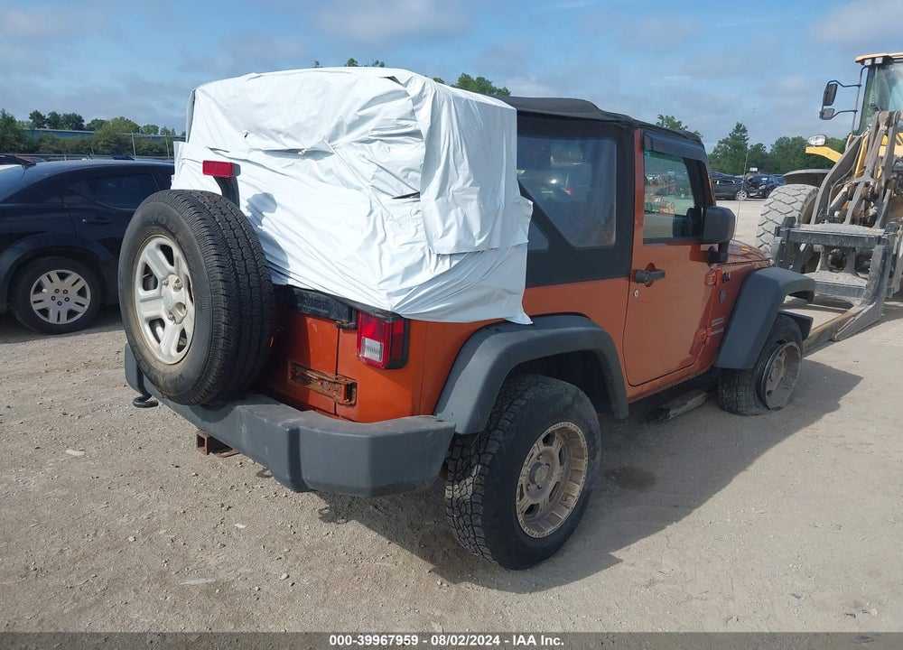 2010 JEEP WRANGLER SPORT VIN: 1J4AA2D19AL187491