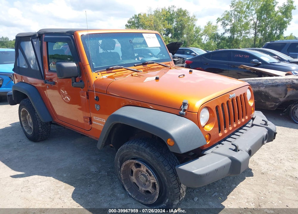 2010 JEEP WRANGLER SPORT VIN: 1J4AA2D19AL187491