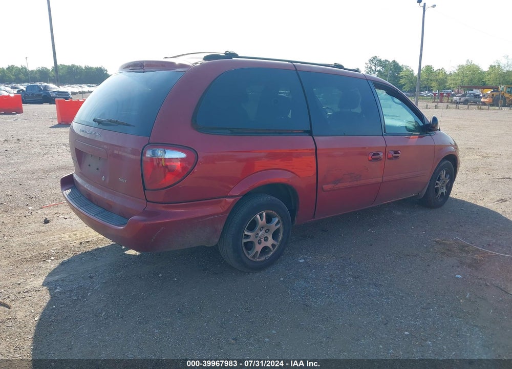 2004 DODGE GRAND CARAVAN SXT VIN: 2D4GP44LX4R507332